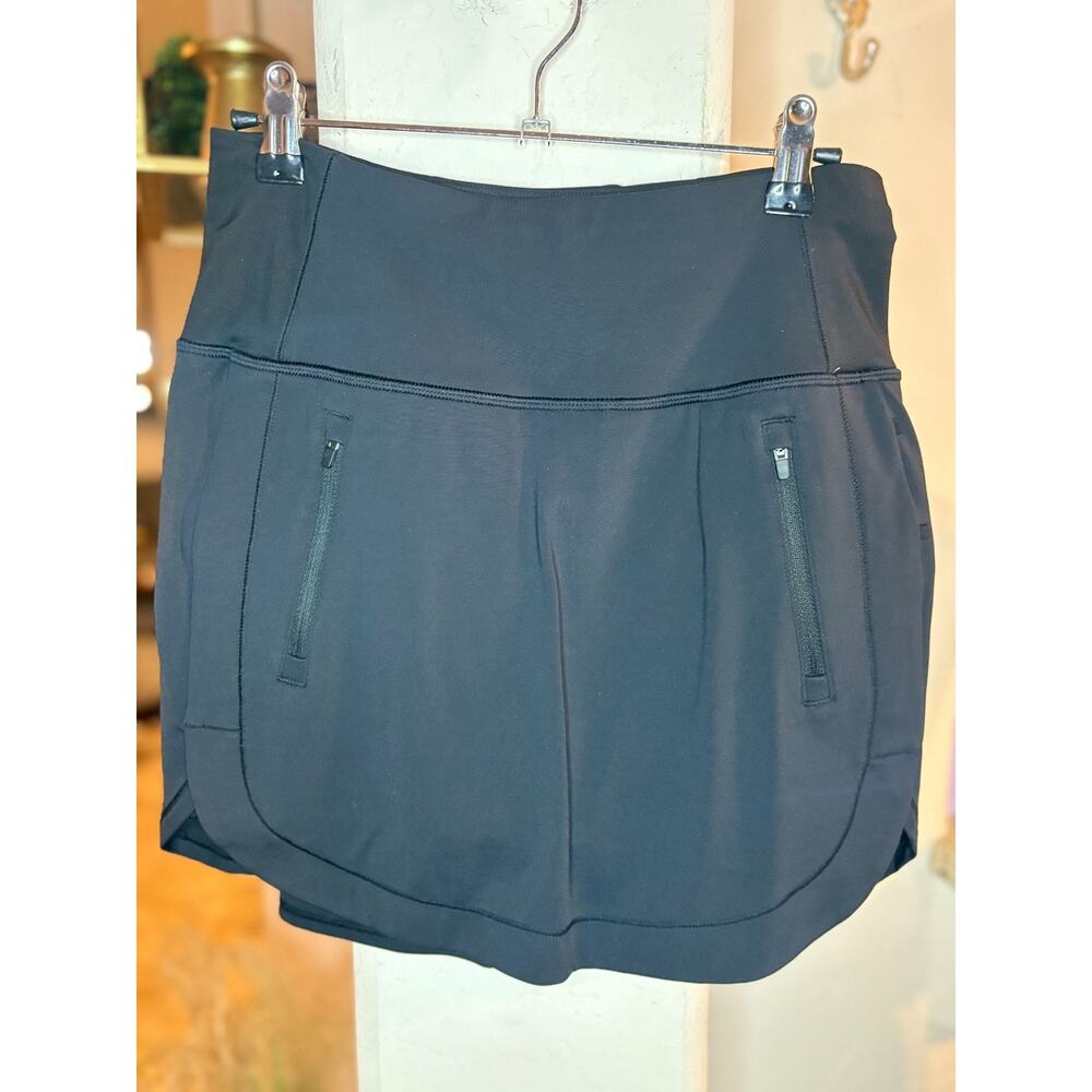 Athleta Fairway Golf Skirt 18” Black Skort Size XS 00-2 - Picture 2 of 5